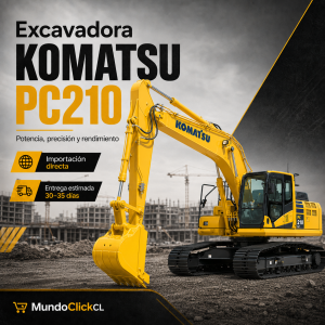 Excavadora Hidráulica Komatsu PC210 AÑO 2024 & 2025