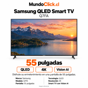 Samsung QLED Smart TV 55″ 4K Vision AI — Q7FA